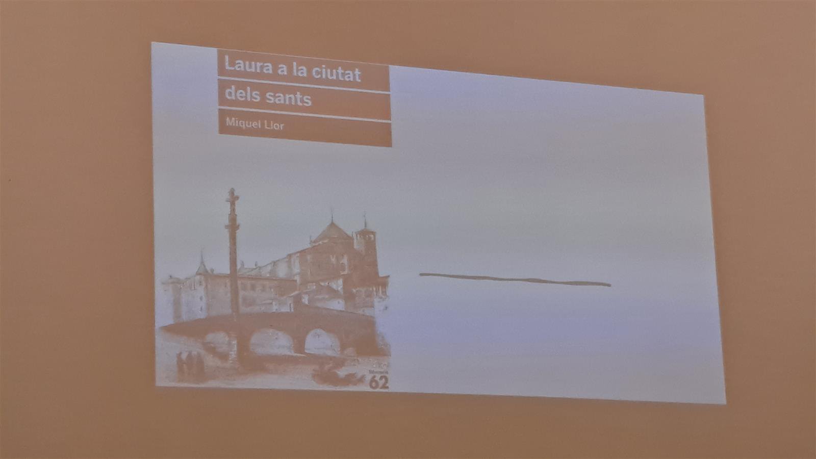 Imatges del Club de Lectura Clàssics Catalans "Laura a la ciutat dels sants".