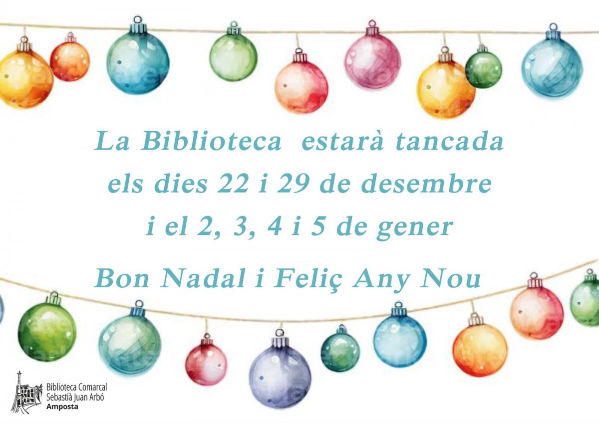 Horaris de Nadal a Reis