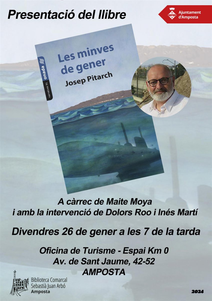 Presentació del llibre "Les minves de gener", de Josep Pitarch.