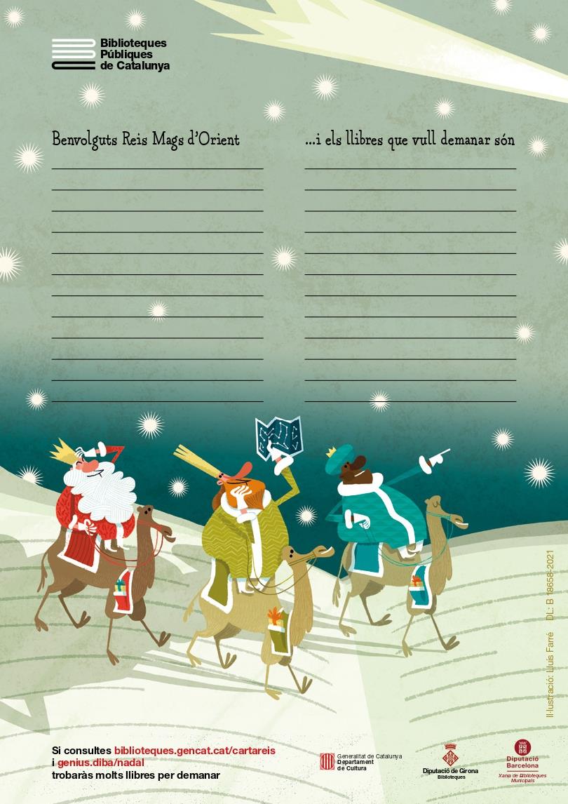 Descarrega’t la carta per als Reis Mags