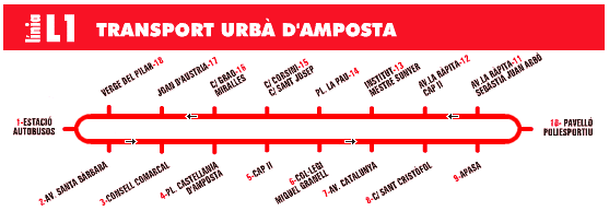 Ajuntament d´Amposta >  > Transport públic urbà