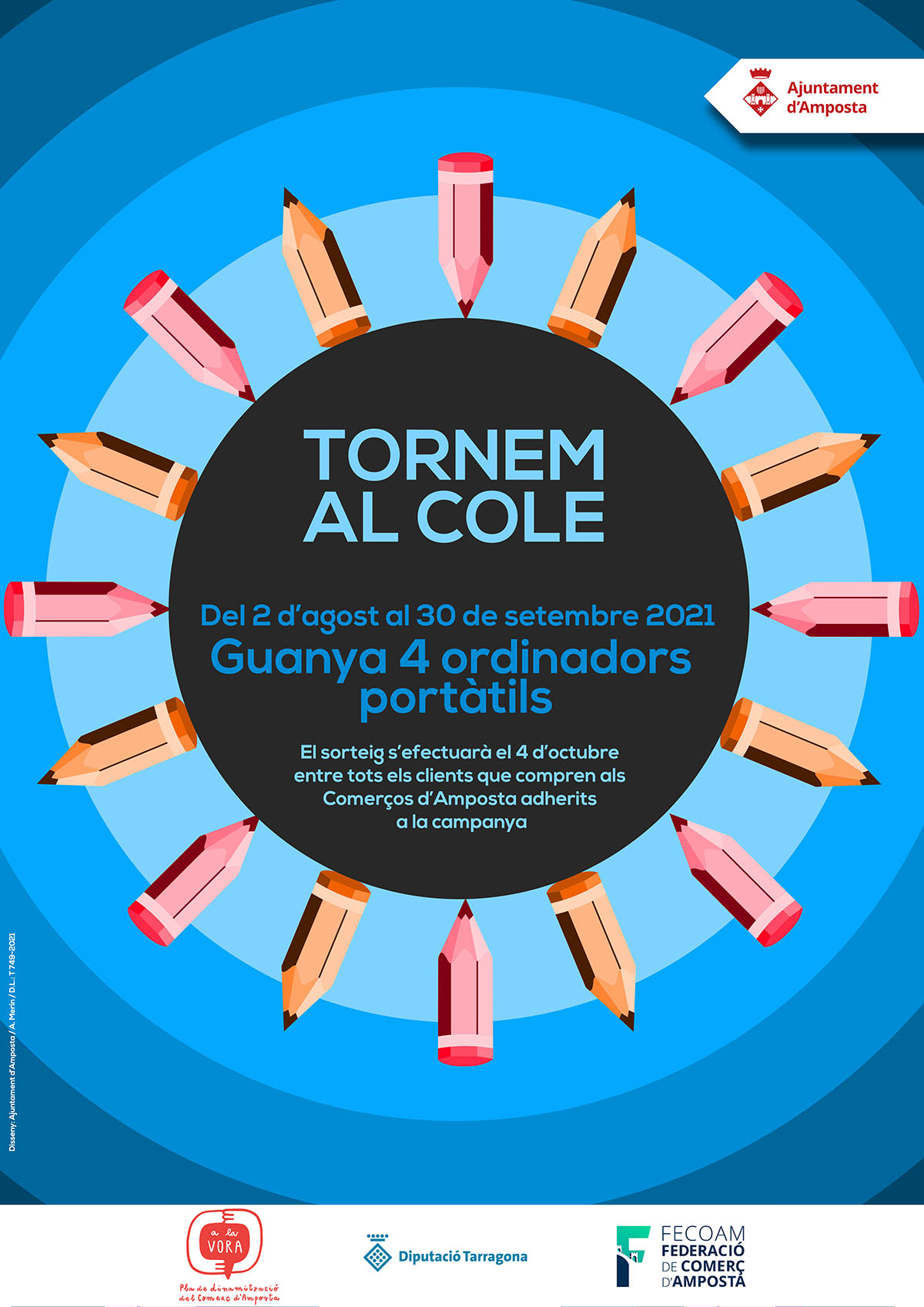 Campanya Tornem al cole 2021 poster