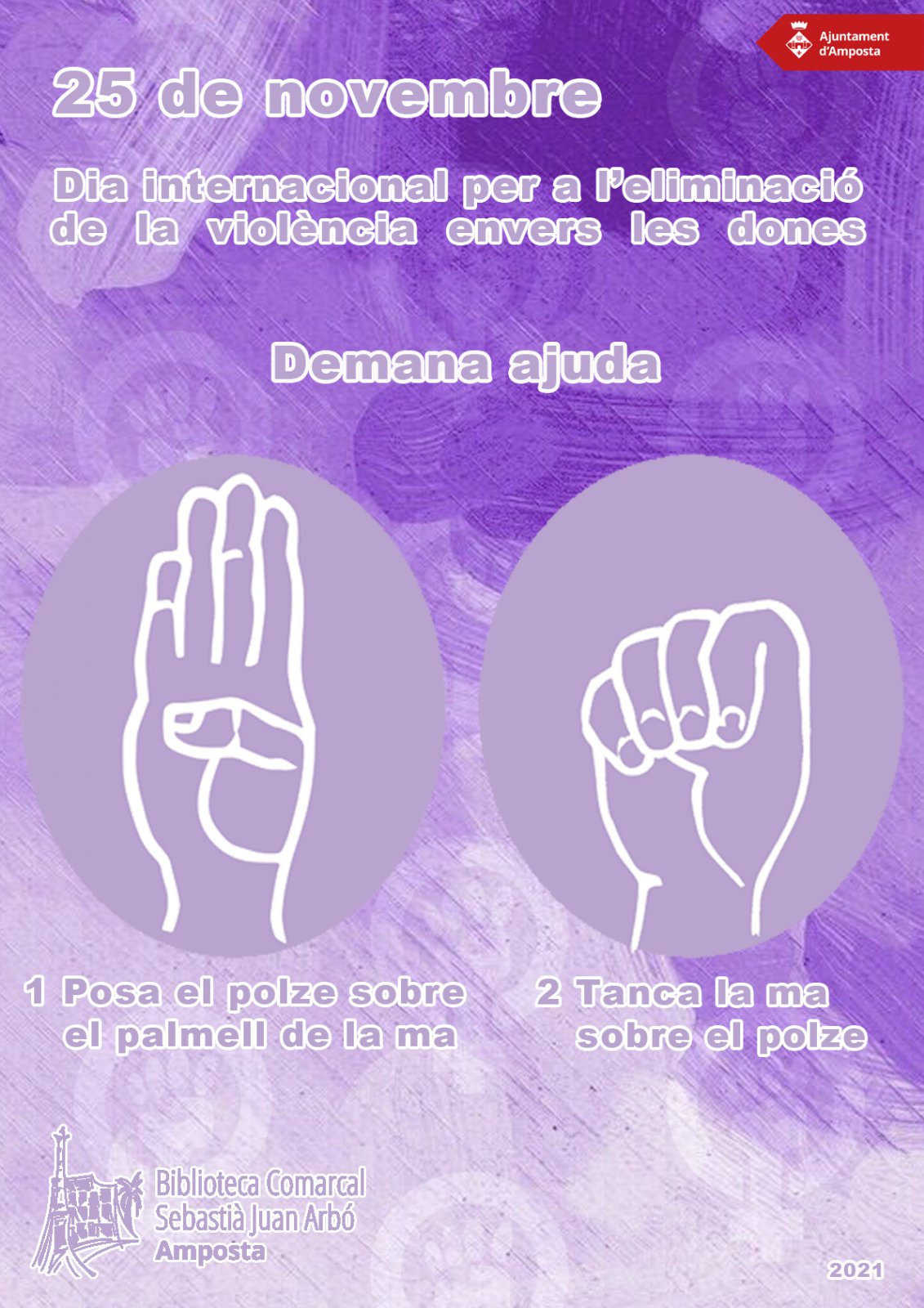 25 de novembre. Dia internacional per a l’eliminació de la violència envers les dones