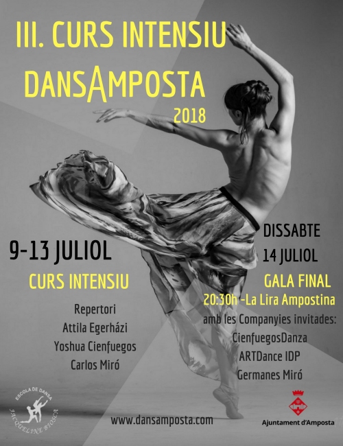 Ajuntament d´Amposta > agenda > Dansa Amposta. Curs internacional de dansa