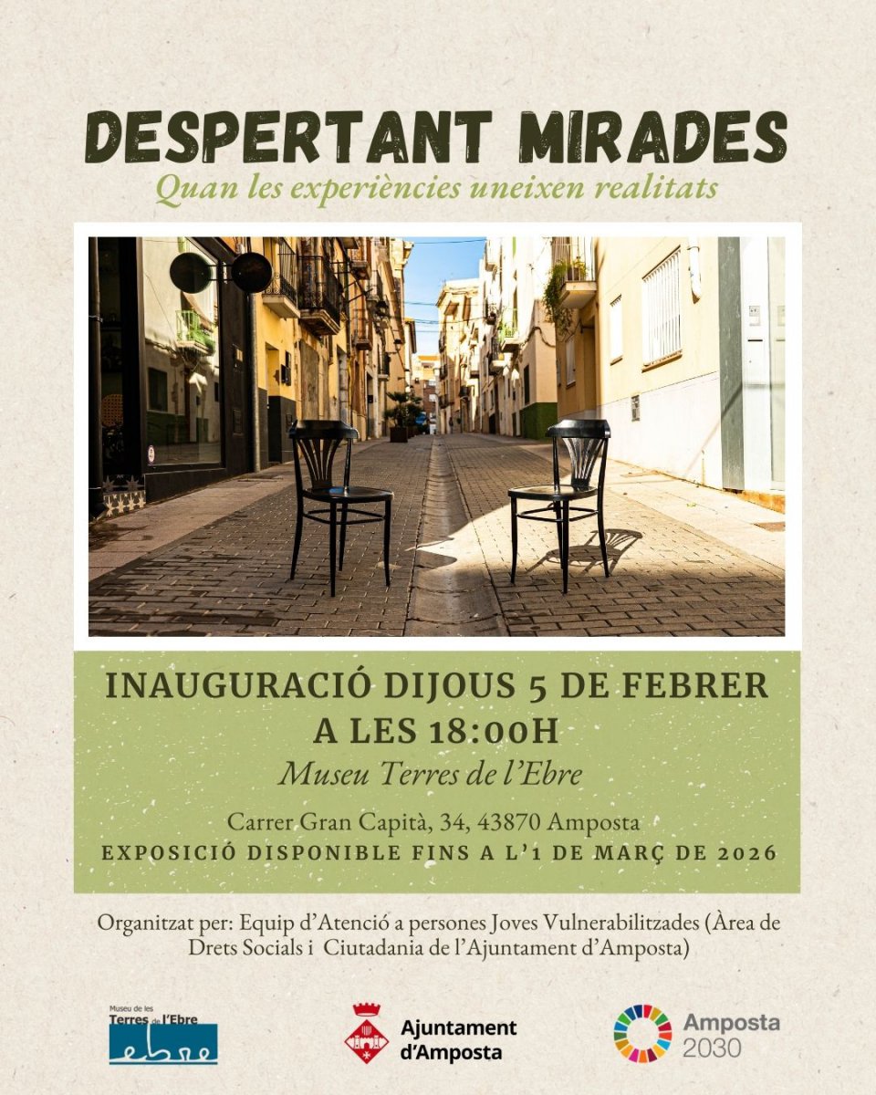 "Despertant mirades", una exposició que connecta realitats a través de la fotografia i l&rsquo;audiovisual
