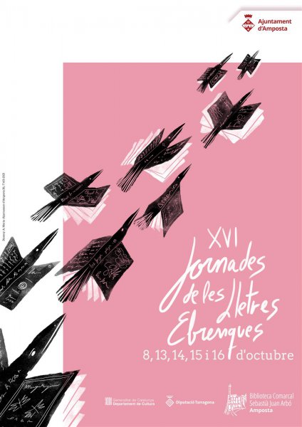 XVI Jornades de les Lletres Ebrenques 2021.   8,13,14,15 i 16 d’octubre