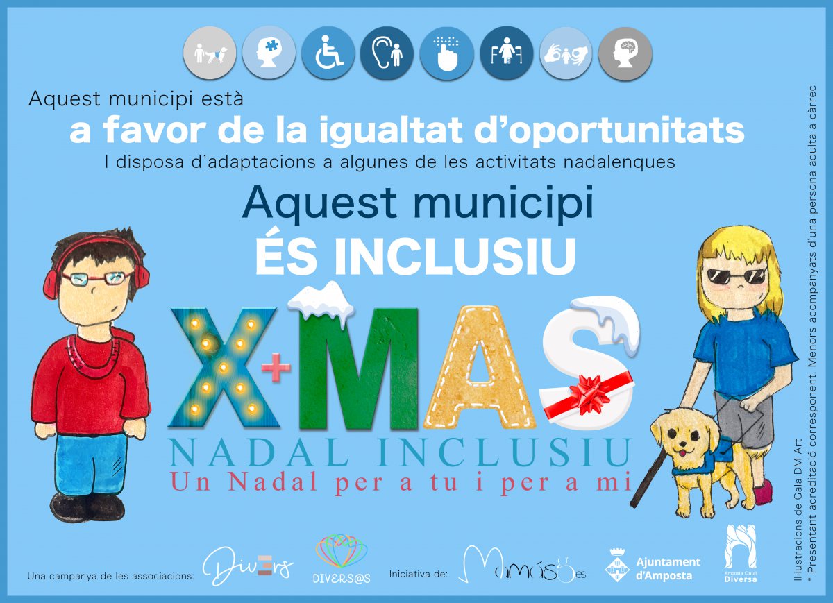 L’Ajuntament se suma a la campanya ’Nadal Inclusiu! Un Nadal per a tu i per a mi’