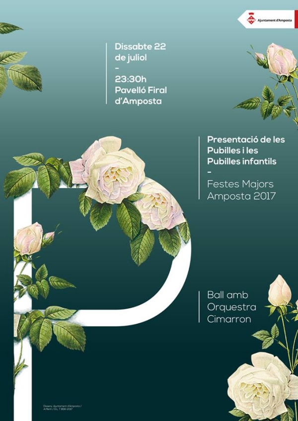 Ajuntament d´Amposta > agenda > Presentació de les pubilles i pubilles infantils. Ball amb l’orquestra Cimarron