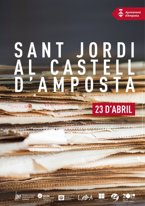 Ajuntament d´Amposta > agenda > Sant Jordi al Castell. Parades de venda de llibres, roses i altres materials relacionats amb Sant Jordi