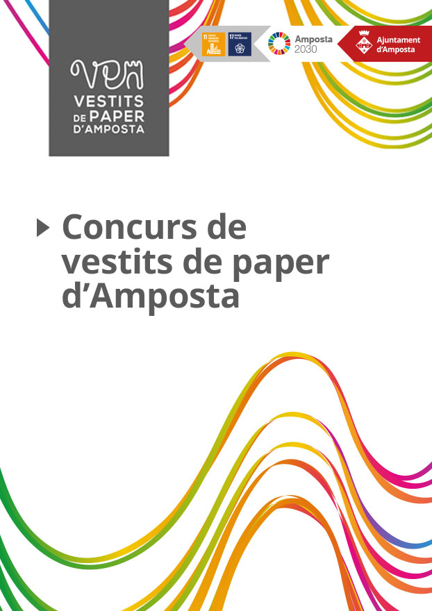 Cartell Concurs de Vestits de Paper d&rsquo;Amposta