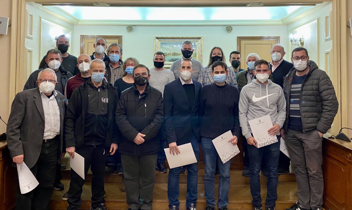 L’Ajuntament renova els convenis de col·laboració amb 18 entitats esportives, per un total de 232.500 euros