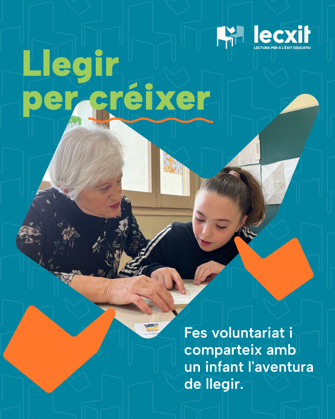 Crida al voluntariat: LECXIT. Lectura per a l’èxit educatiu Crida al voluntariat: LECXIT. Lectura per a l’èxit educatiu