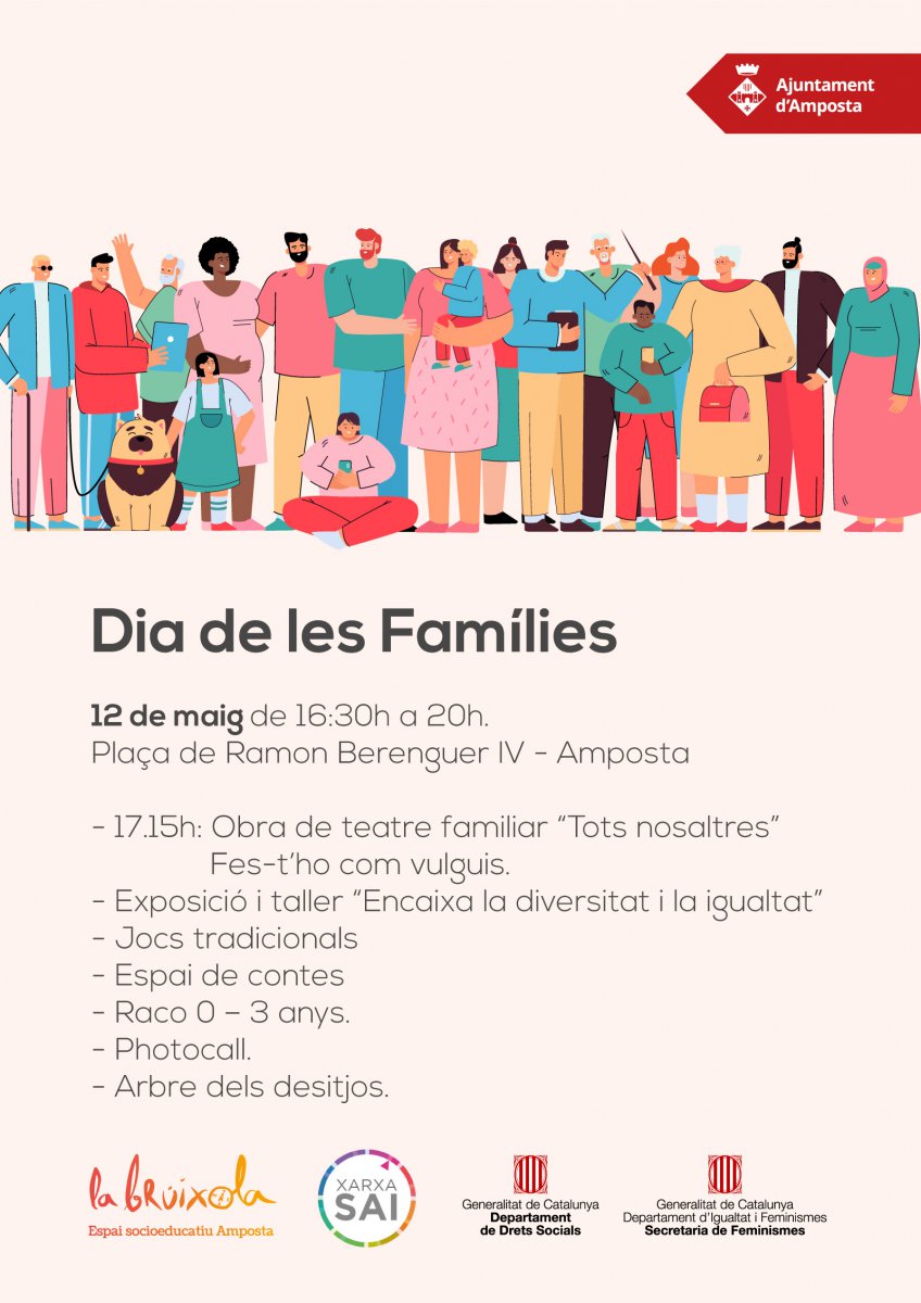 Amposta celebra el Dia Internacional de les Famílies