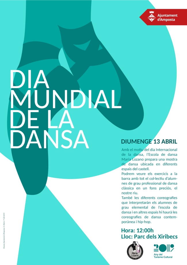 Ajuntament d´Amposta > agenda > Dia Internacional de la Dansa. Escola de dansa Maria Lozano.