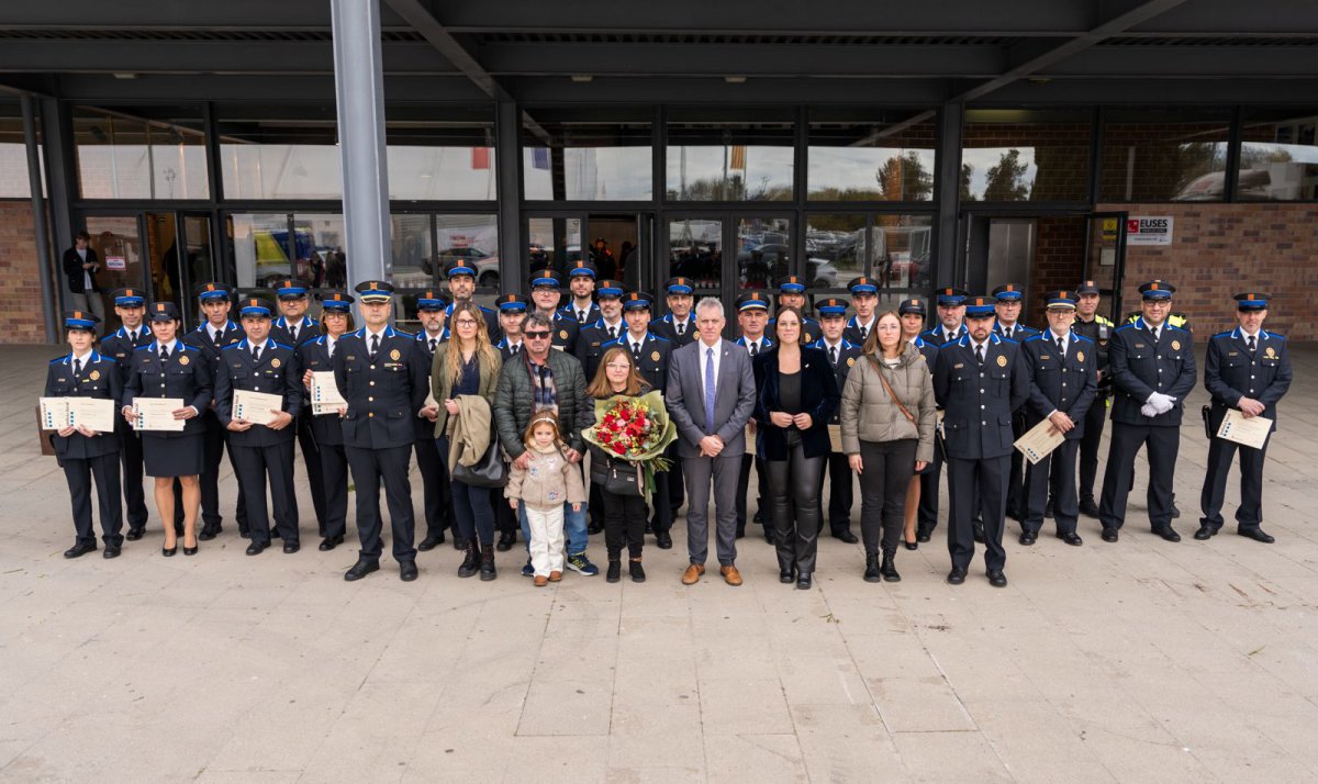El Dia de la Policia Local i Protecció Civil del 2025 reconeix més d’una vintena d’agents del cos policial