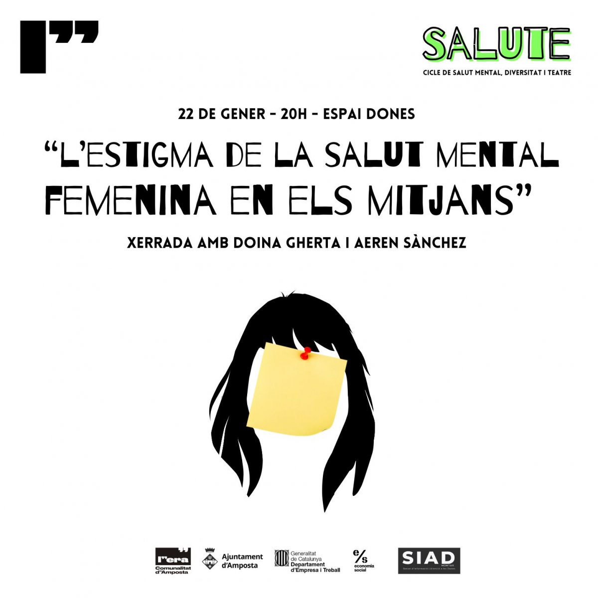 Ajuntament d´Amposta > agenda > SALUTE. Cicle de salut mental, diversitat i teatre