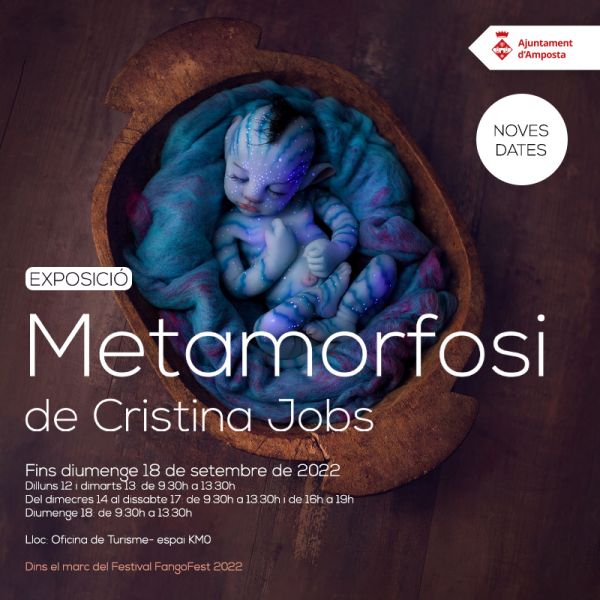 Ajuntament d´Amposta > agenda > Exposició Metamorfosi, de Cristina Jobs