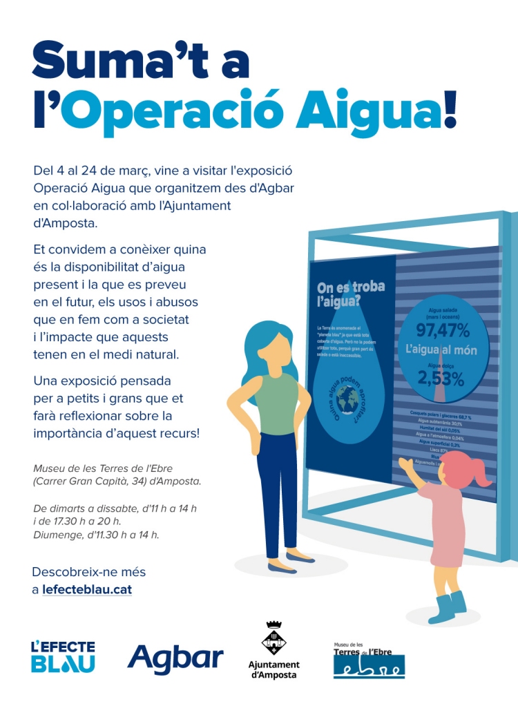 Ajuntament d´Amposta > agenda > Exposició Operació Aigua