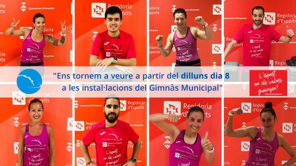 El gimnàs municipal reobre les activitats dirigides amb cita prèvia 