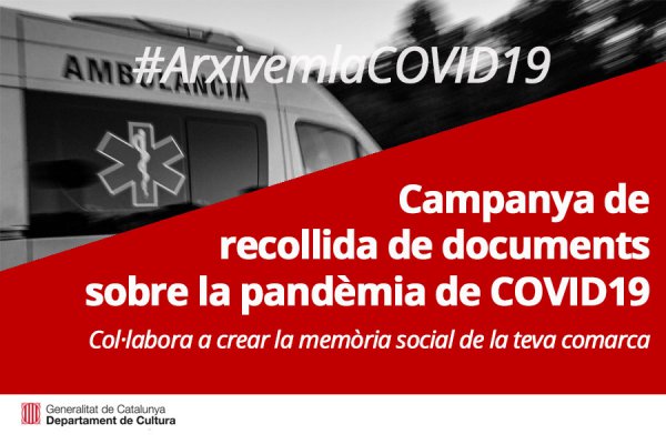 COVID-19: Campanya de recollida de documents sobre la pandèmia del Covid19 a l’Arxiu Comarcal del Montsià