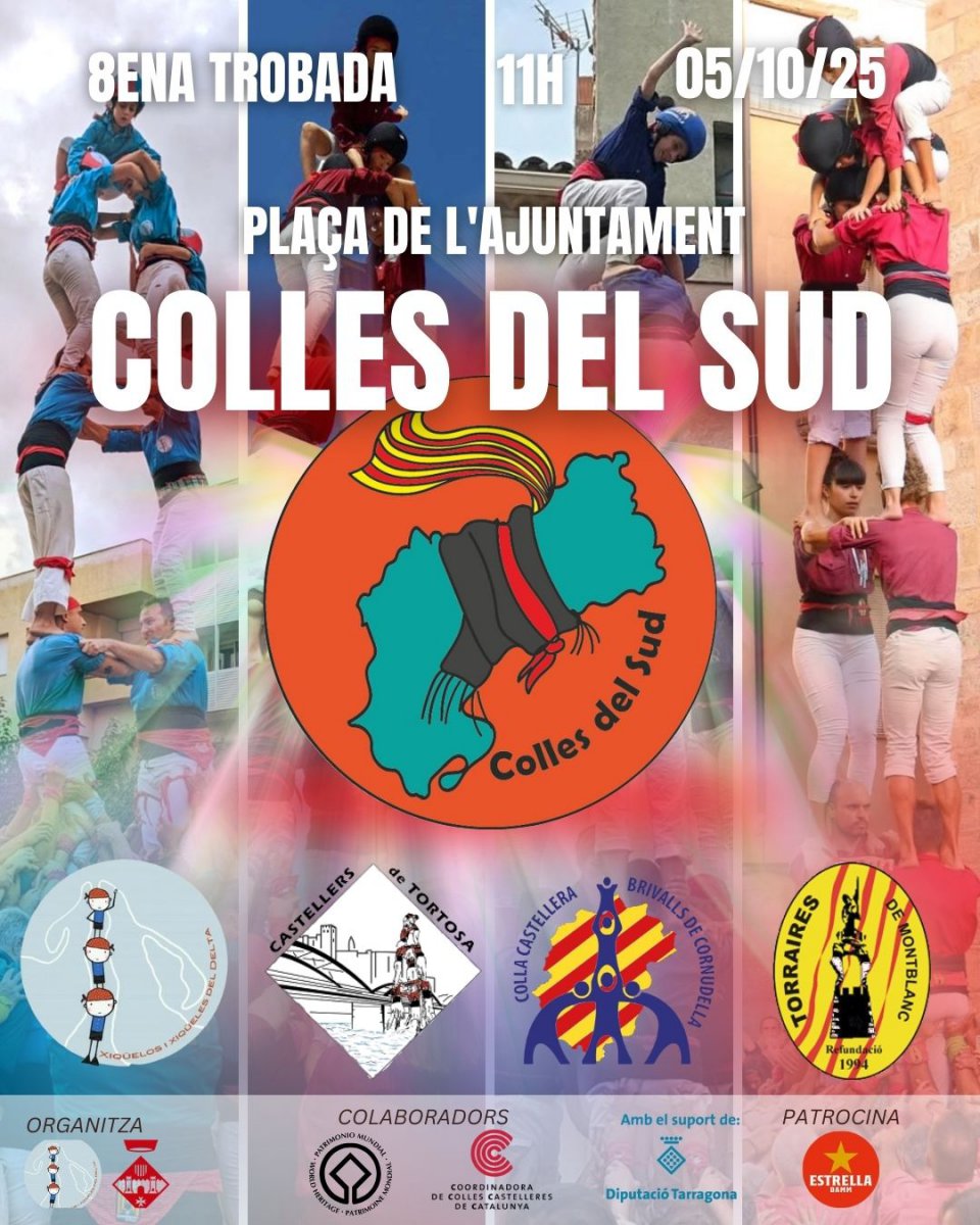 Amposta serà punt de trobada de les colles castelleres del sud de Catalunya