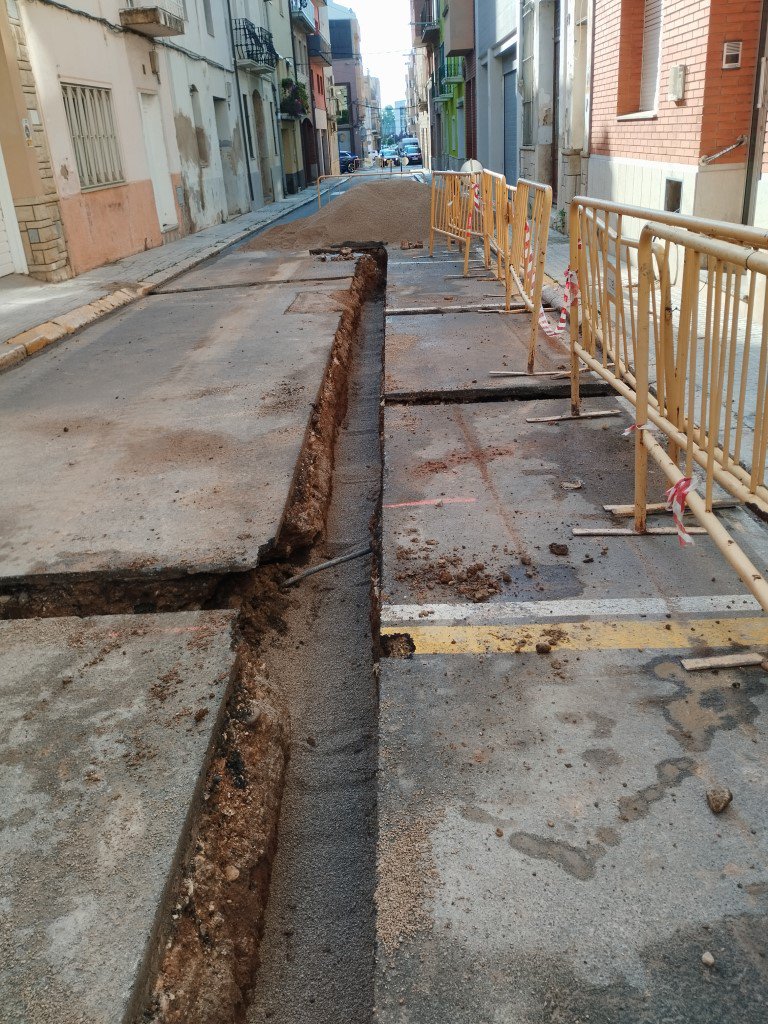 El Pla Impuls Dipta de la Diputació de Tarragona financia la millora de les xarxes de serveis de sis carrers de la ciutat