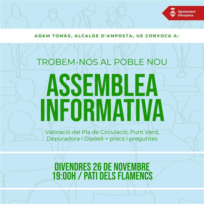 Trobem-nos al Poble Nou: Assemblea Informativa del 26/11/2021