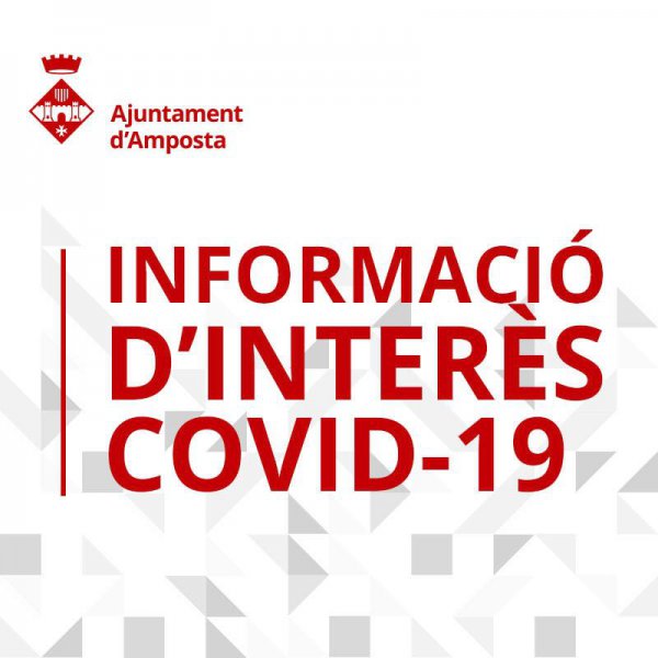 Restriccions per al control de la covid-19 aplicables a partir del 18 d’agost