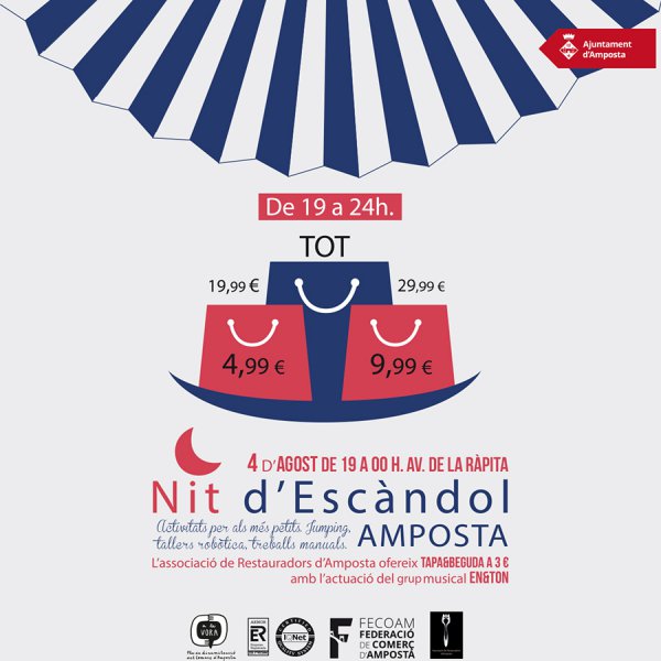 Una trentena de comerços participaran a la Nit d’Escàndol