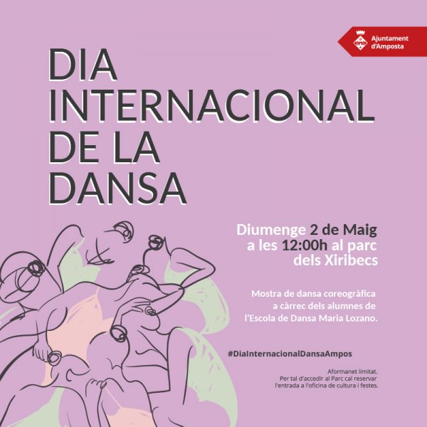 Amposta celebra el Dia Internacional de la Dansa amb un espectacle d’entrada gratuïta