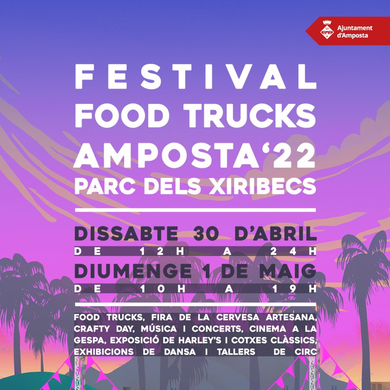 El parc dels Xiribecs torna a acollir el Festival Food Trucks d’Amposta