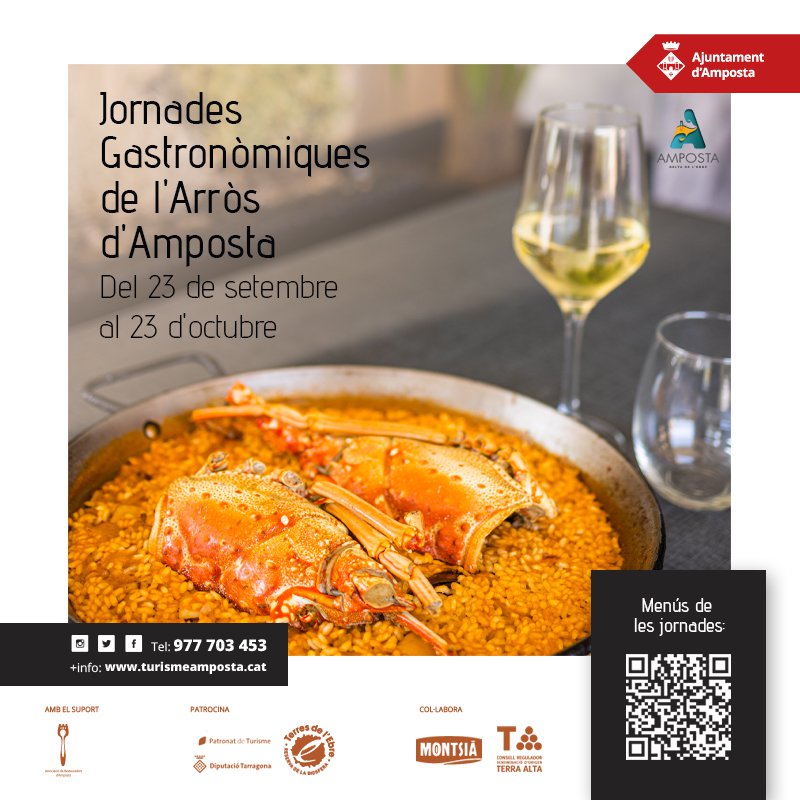 Una desena de restaurants d’Amposta i el Poble Nou participen en les Jornades Gastronòmiques de l’Arròs