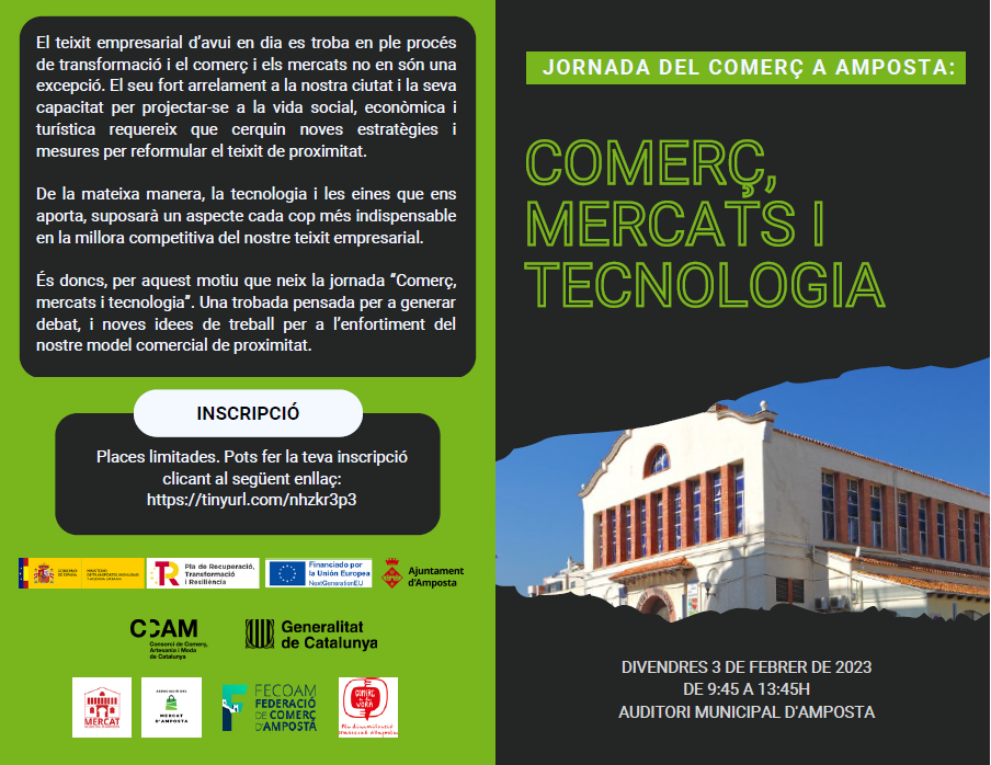 Una jornada a l’auditori debatrà el model de comerç de proximitat i com enfortir-lo