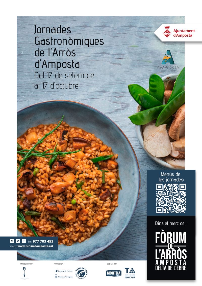 Ajuntament d´Amposta > agenda > Jornades Gastronòmiques de l’Arròs als restaurants d’Amposta i Poble Nou del Delta