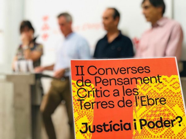 Amposta acull les segones Converses de Pensament Crític a les Terres de l’Ebre