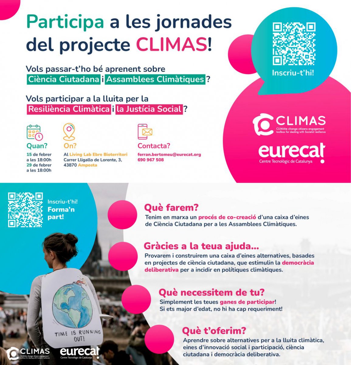 Ajuntament d´Amposta > agenda > Participa a les jornades del projecte CLIMAS