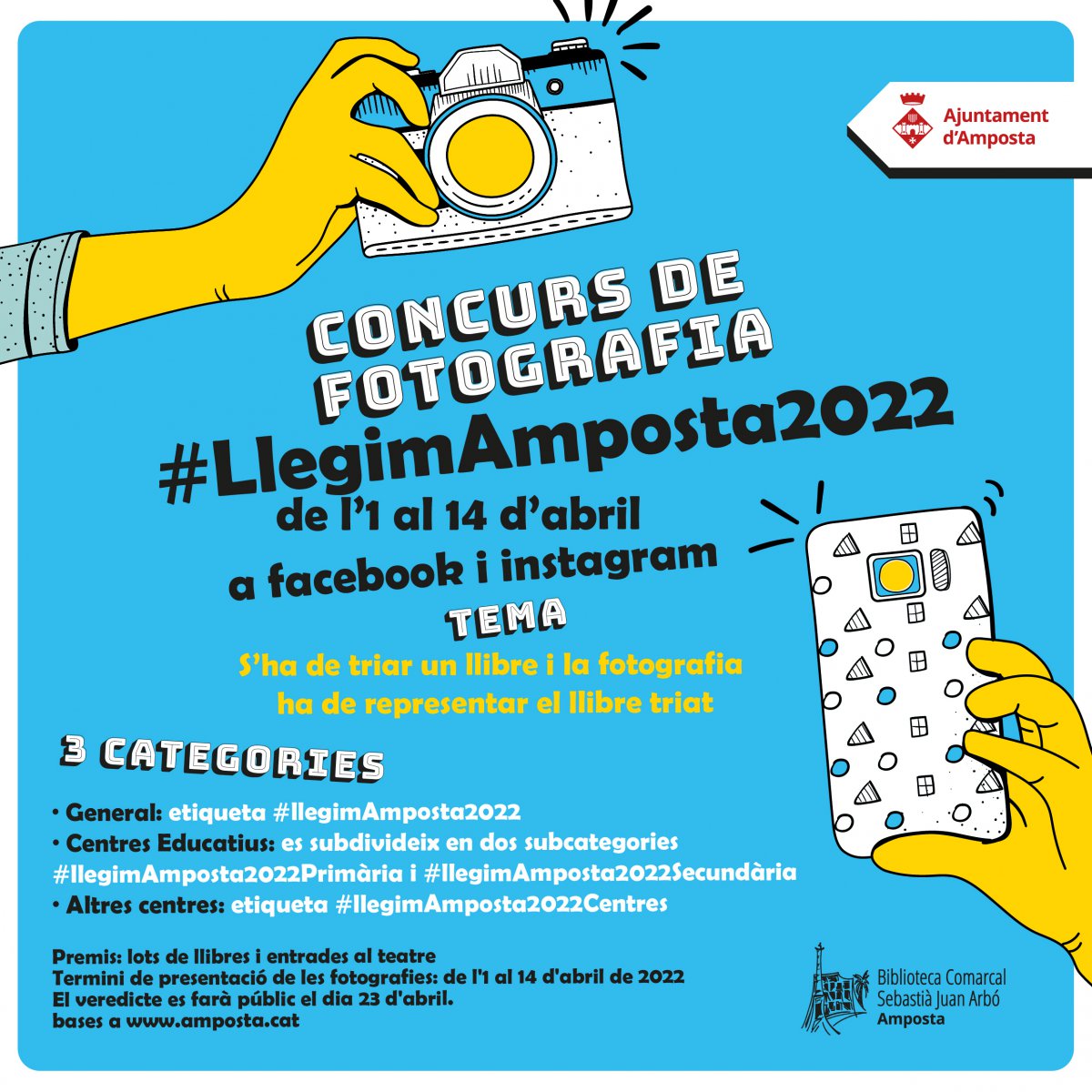 Torna el concurs de fotografia "Llegim Amposta"