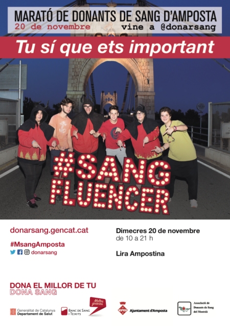 Ajuntament d´Amposta > agenda > Marató de donants de sang d’Amposta