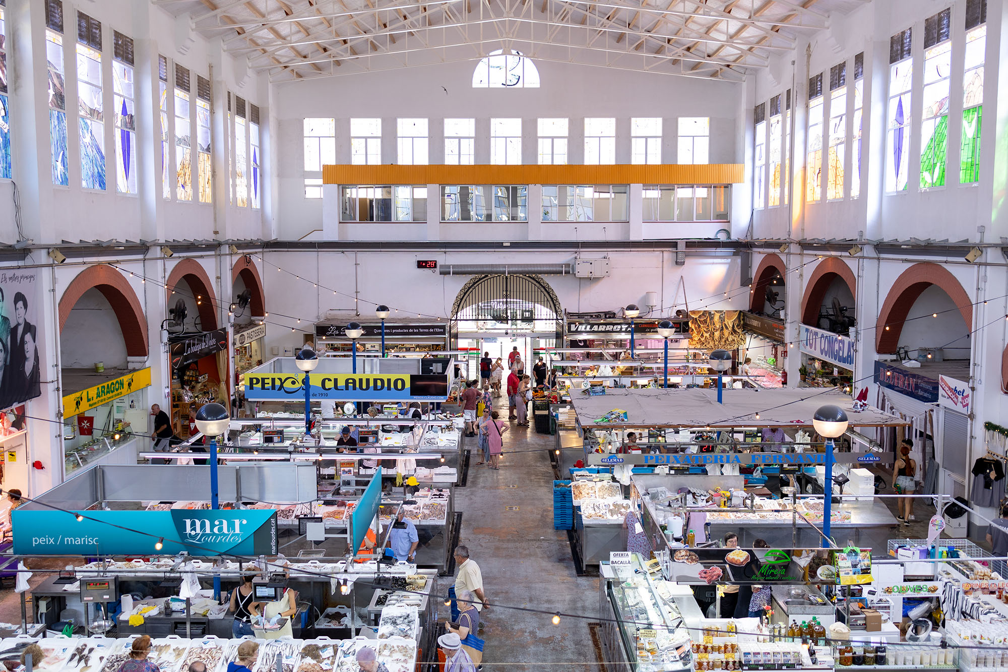 Interior del Mercat Municipal d’Amposta