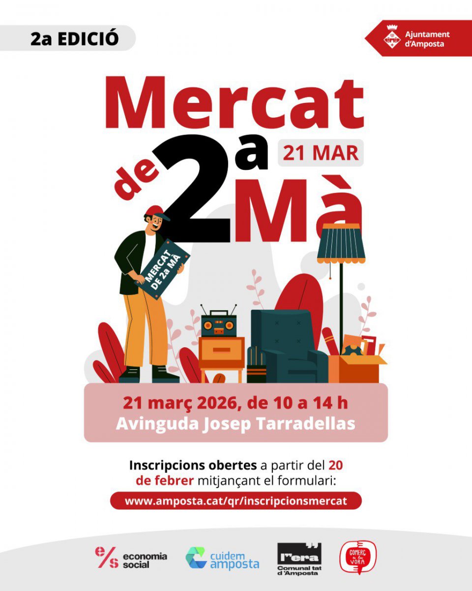 El Mercat de segona mà arriba dissabte a la segona edició amb la participació de 80 parades