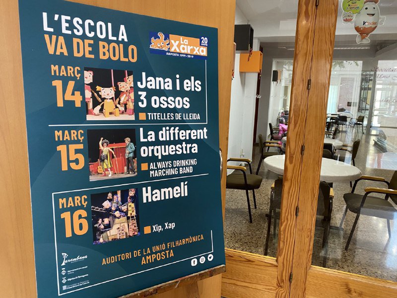 L’escola va de bolo, del grup de teatre la Xarxa, ofereix tres espectacles per a escolars