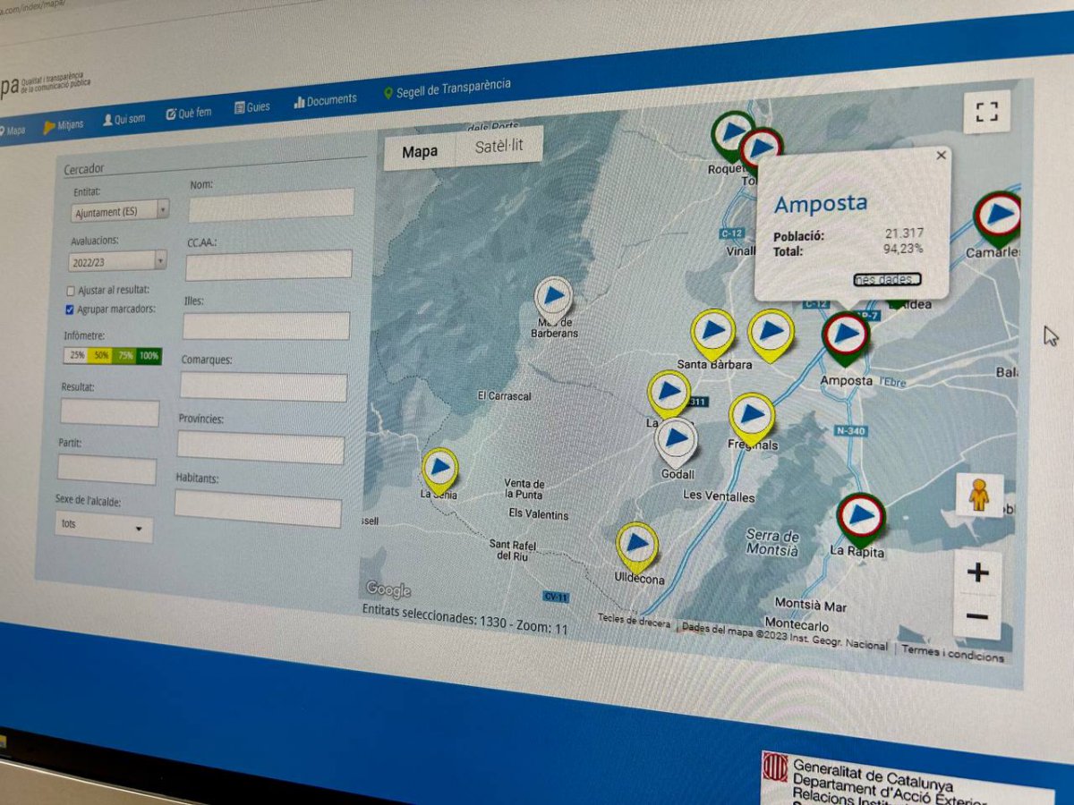 L’Ajuntament d’Amposta renova el Segell Infoparticipa a la transparència en la comunicació