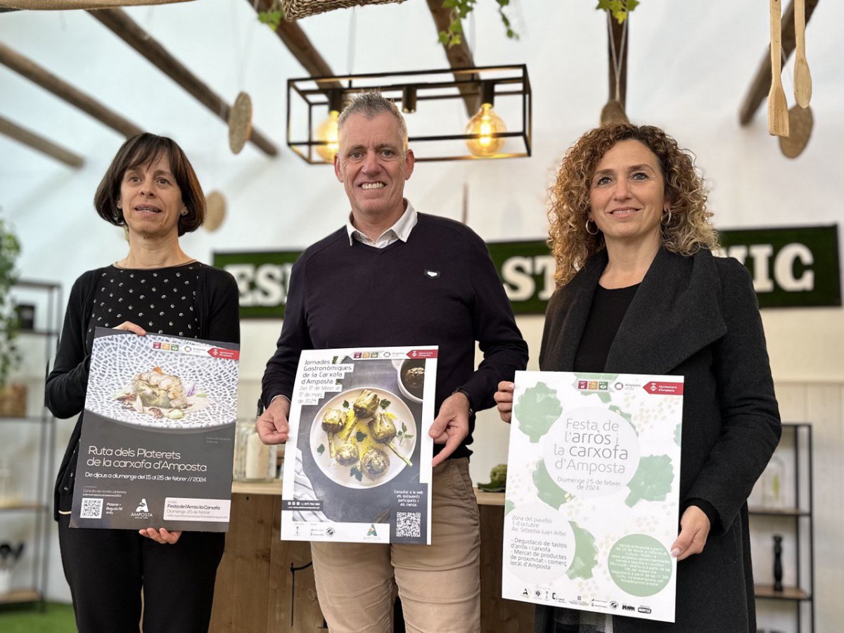 Amposta inicia el compte enrere per a la Festa de l’Arròs i la Carxofa