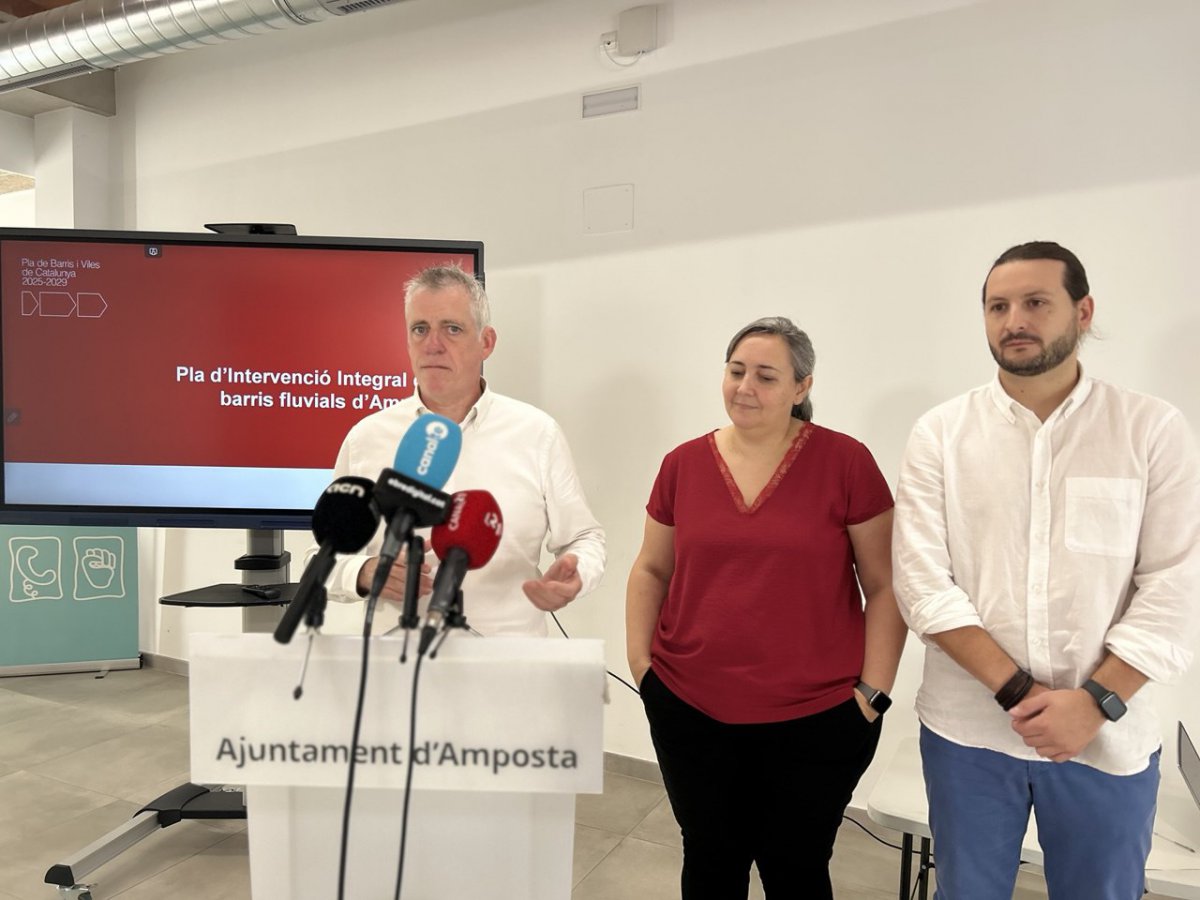 La proposta d’Amposta per al Pla de Barris i Viles preveu actuacions en l’espai físic, la transformació verda i la transformació social