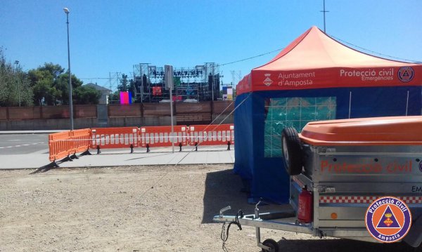 Protecció Civil Amposta realitza 955 hores durant les Festes Majors d’Amposta 2019
