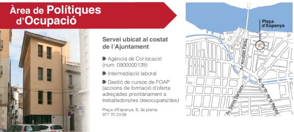 Àrea de Polítiques d’Ocupació - PUNTS D’INFORMACIÓ PER A L’OCUPACIÓ