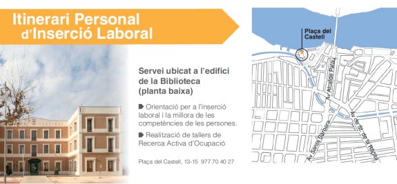 Itinerari Personal d’Inserció Laboral- PUNTS D’INFORMACIÓ PER A L’OCUPACIÓ