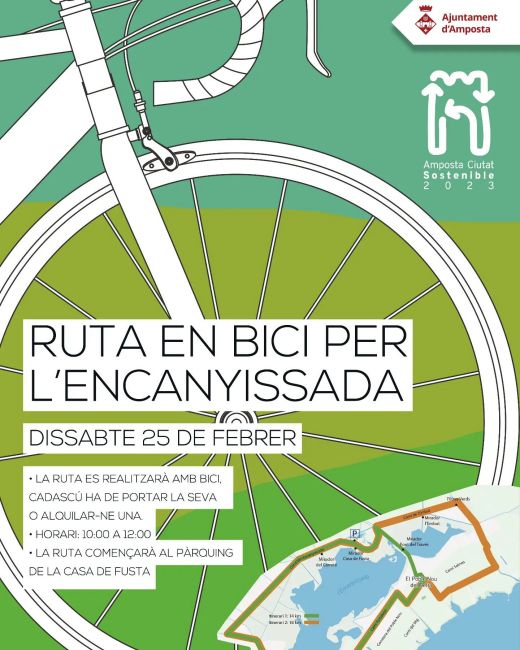 Ajuntament d´Amposta > agenda > Ruta en bici per l’Encanyissada