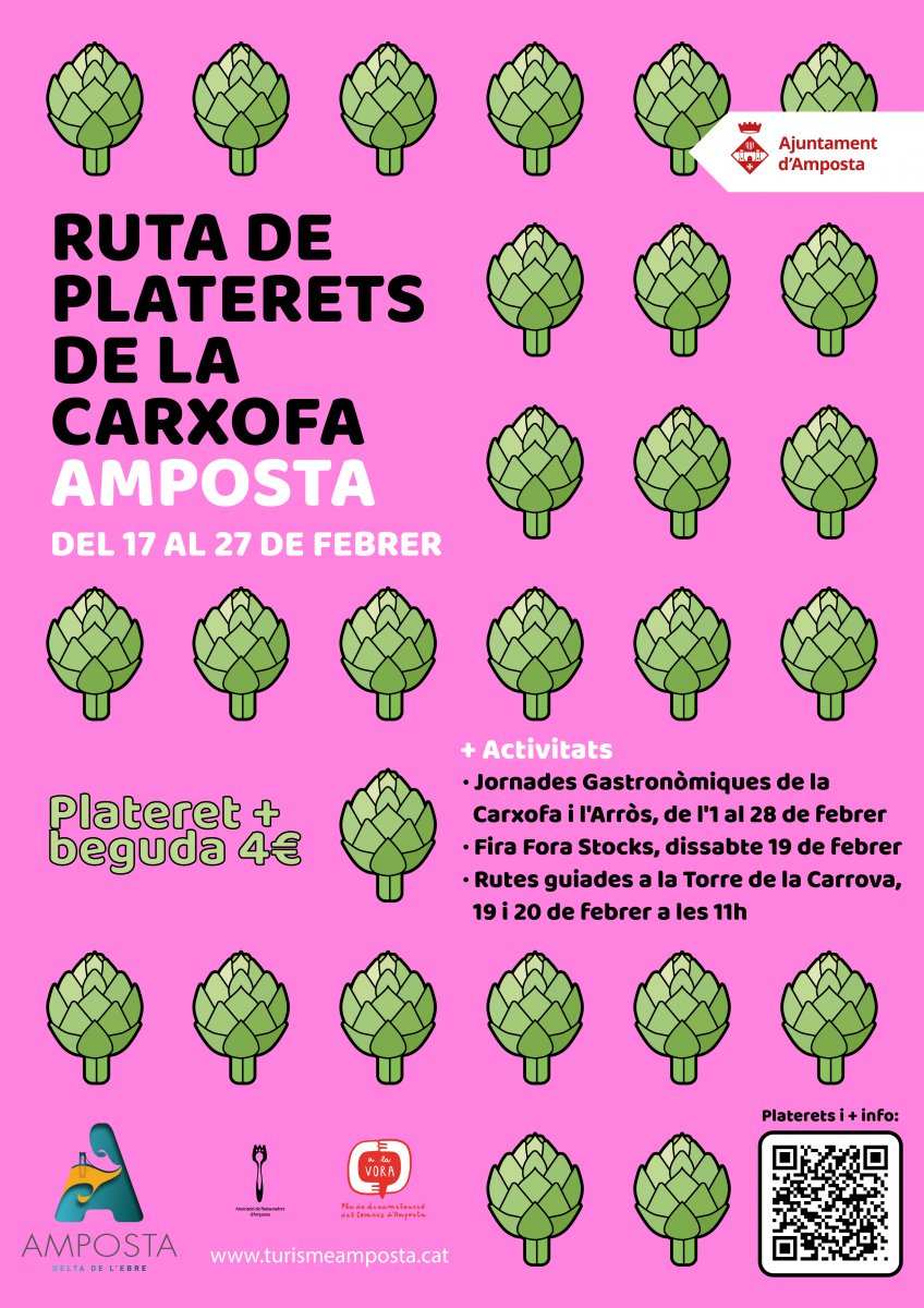 Tretze bars i restaurants participen en la Ruta de Platerets de la Carxofa