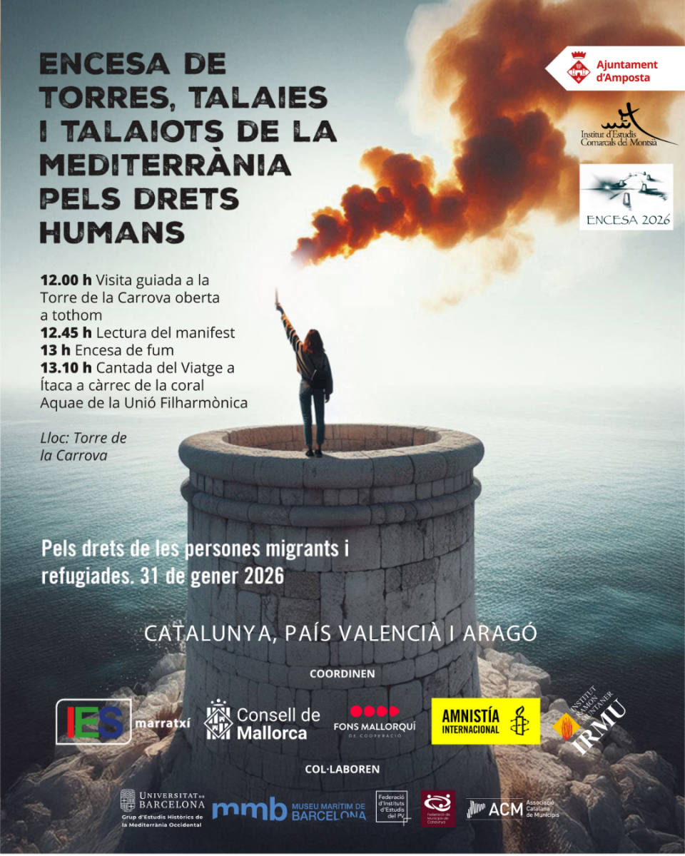 La Torre de la Carrova s&rsquo;il•luminarà en defensa dels drets humans